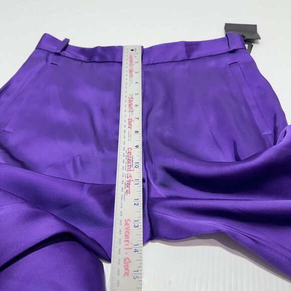 Versace Runway 2023 Wide Leg Cargo Trouser Pants Orchid Purple 40/ 4 NWT $1,875 - Picture 8 of 14